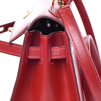 Hermes Box Mini Kelly Sellier 20 Rouge Vif 12 of 32