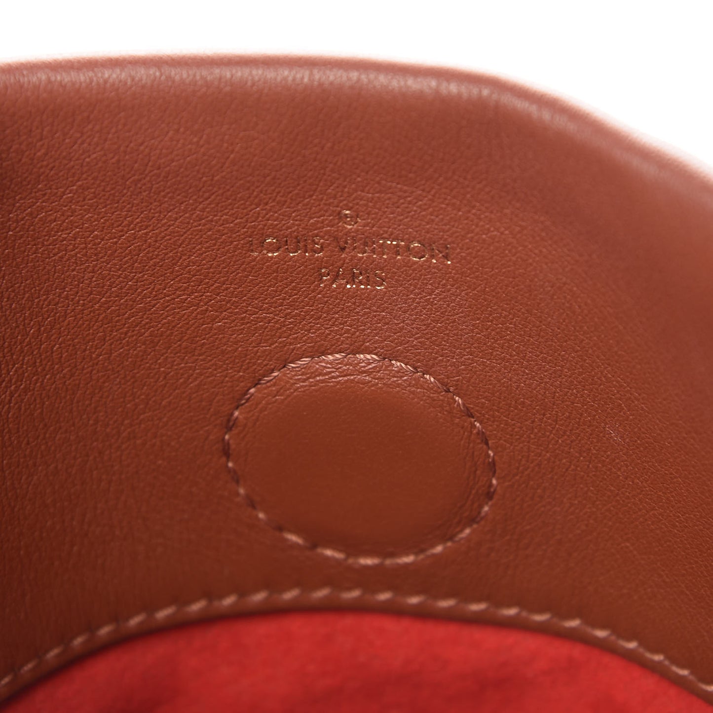 Monogram Tuileries Besace Caramel Rouge