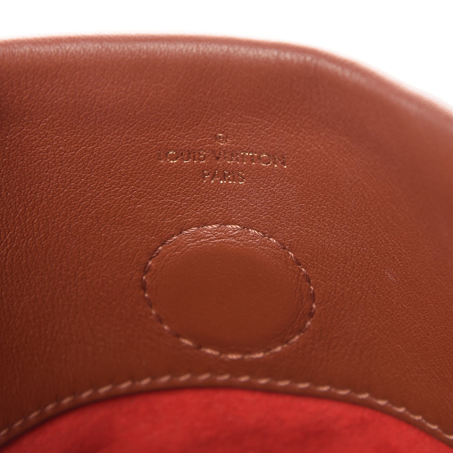 Louis Vuitton Monogram Tuileries Besace Caramel Rouge 7 of 9