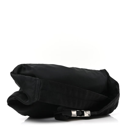 Prada Tessuto Nylon Double Pocket Belt Bag Black 3 of 10
