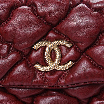 Chanel Lambskin Mini Bubble Quilt Flap Bordeaux 7 of 9