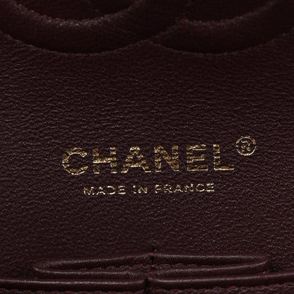 Chanel Lambskin Quilted Medium Double Flap Black 6 of 10