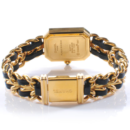 Chanel Stainless Steel Lambskin 20mm Chain Premiere Quartz Watch Gold M 4 of 6