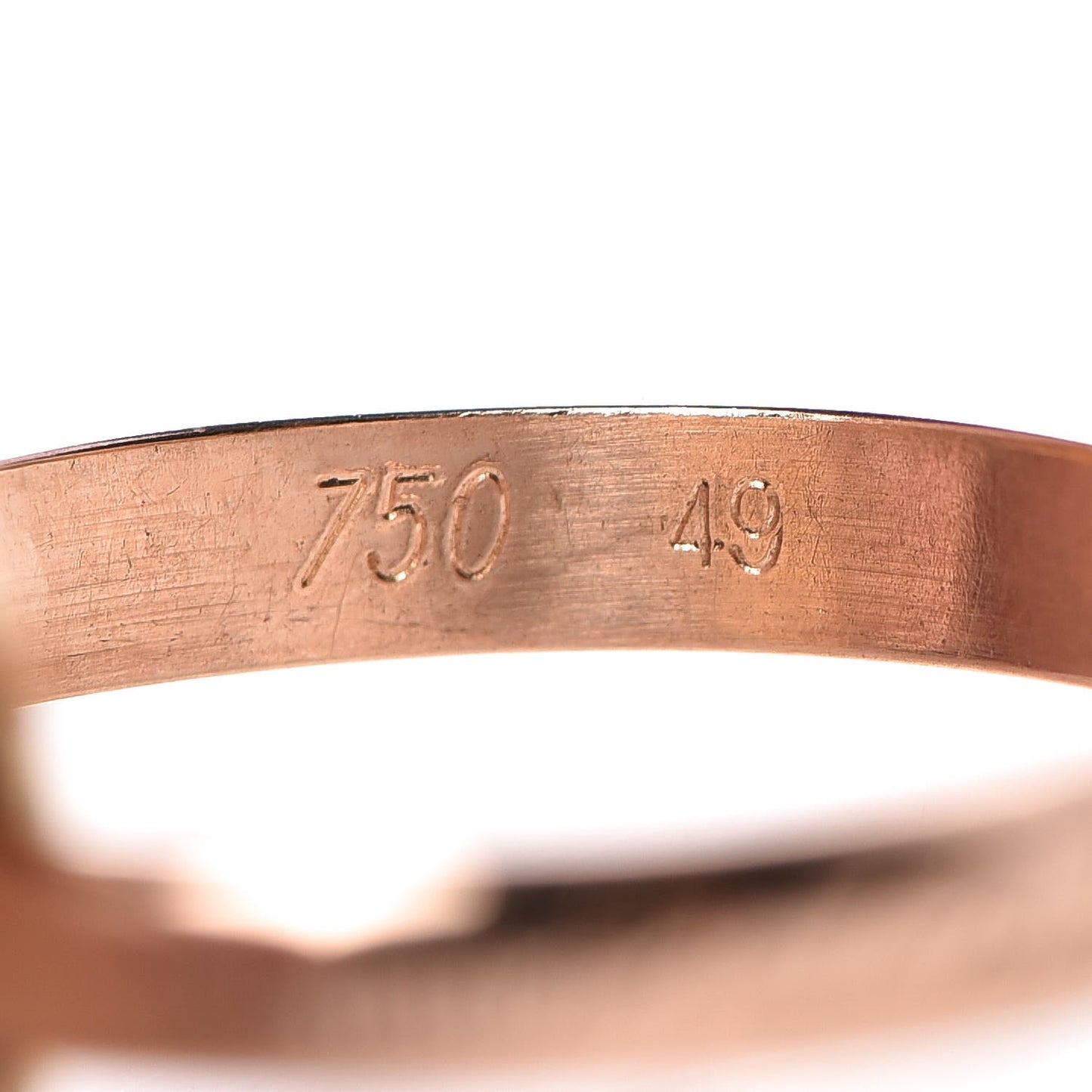 18K Pink Yellow White Gold Les Must De Trinity 5 Band Ring 49 4.75