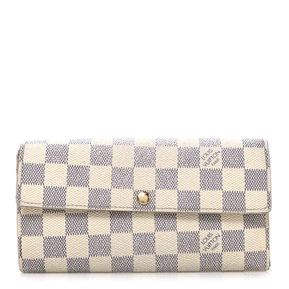 Louis Vuitton Damier Azur Sarah Wallet 1 of 10