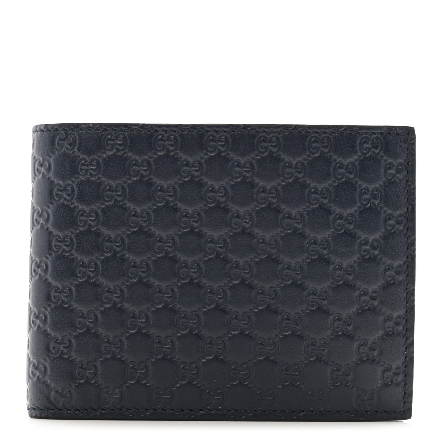 Microguccissima Bi-Fold Wallet Navy