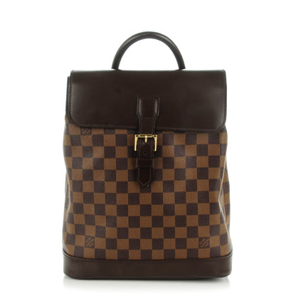 Louis Vuitton Damier Ebene Soho Backpack 1 of 8
