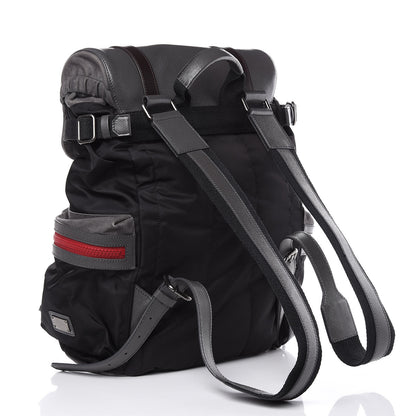 Dolce & Gabbana Nylon Cotton Canvas Dauphine Zaino Backpack Nero Anthracite 3 of 10