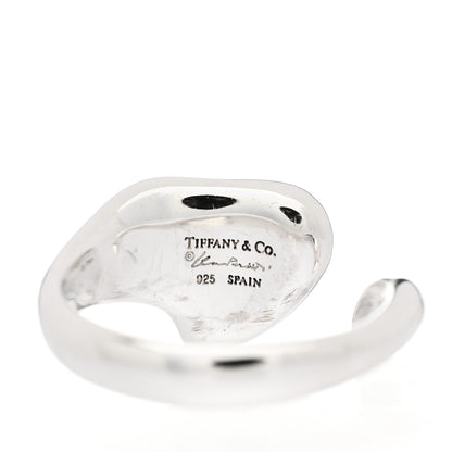Tiffany Sterling Silver Elsa Peretti Full Heart Ring 49 5 4 of 4