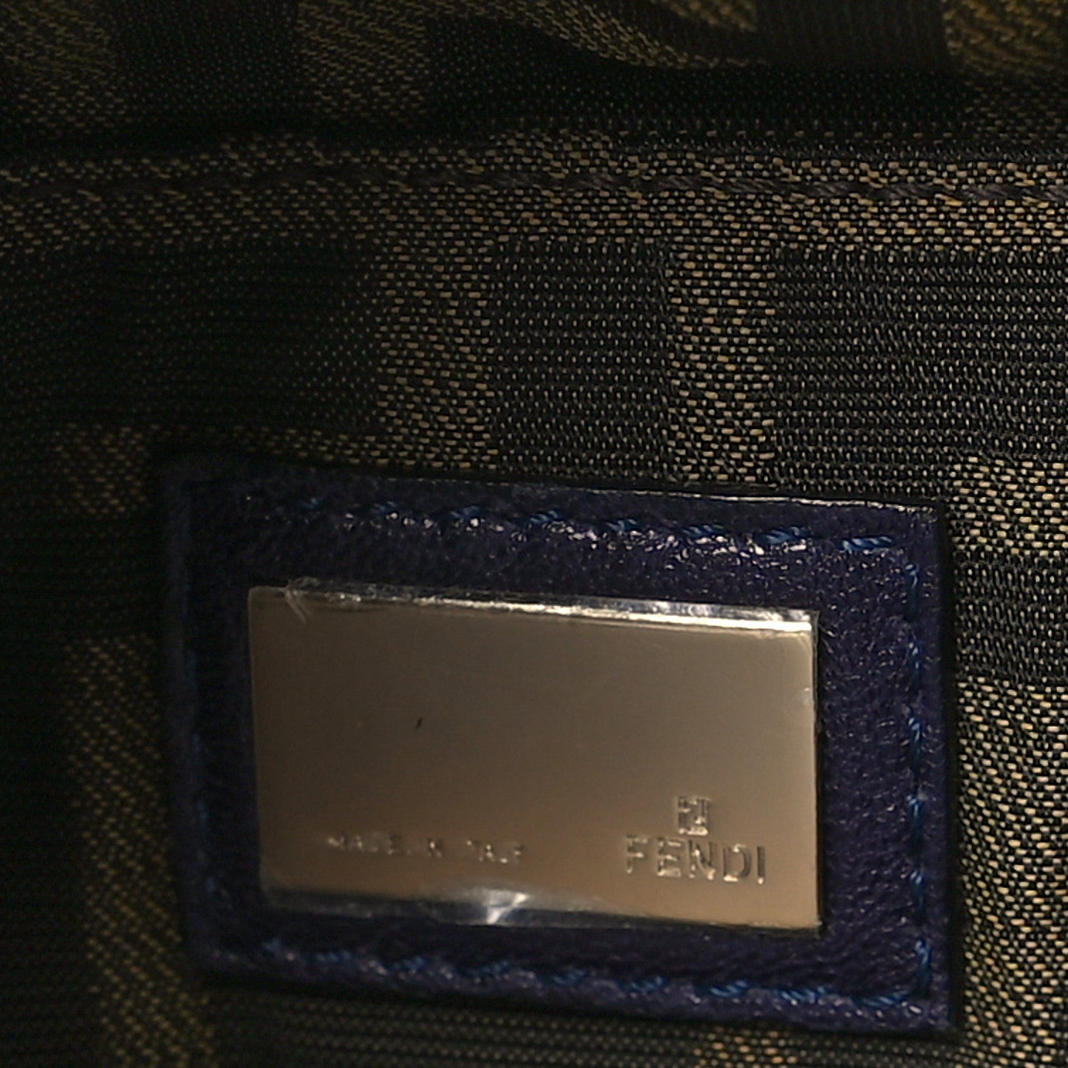 Fendi Nappa Nuvolata Spy Bowler Blueberry 6 of 14