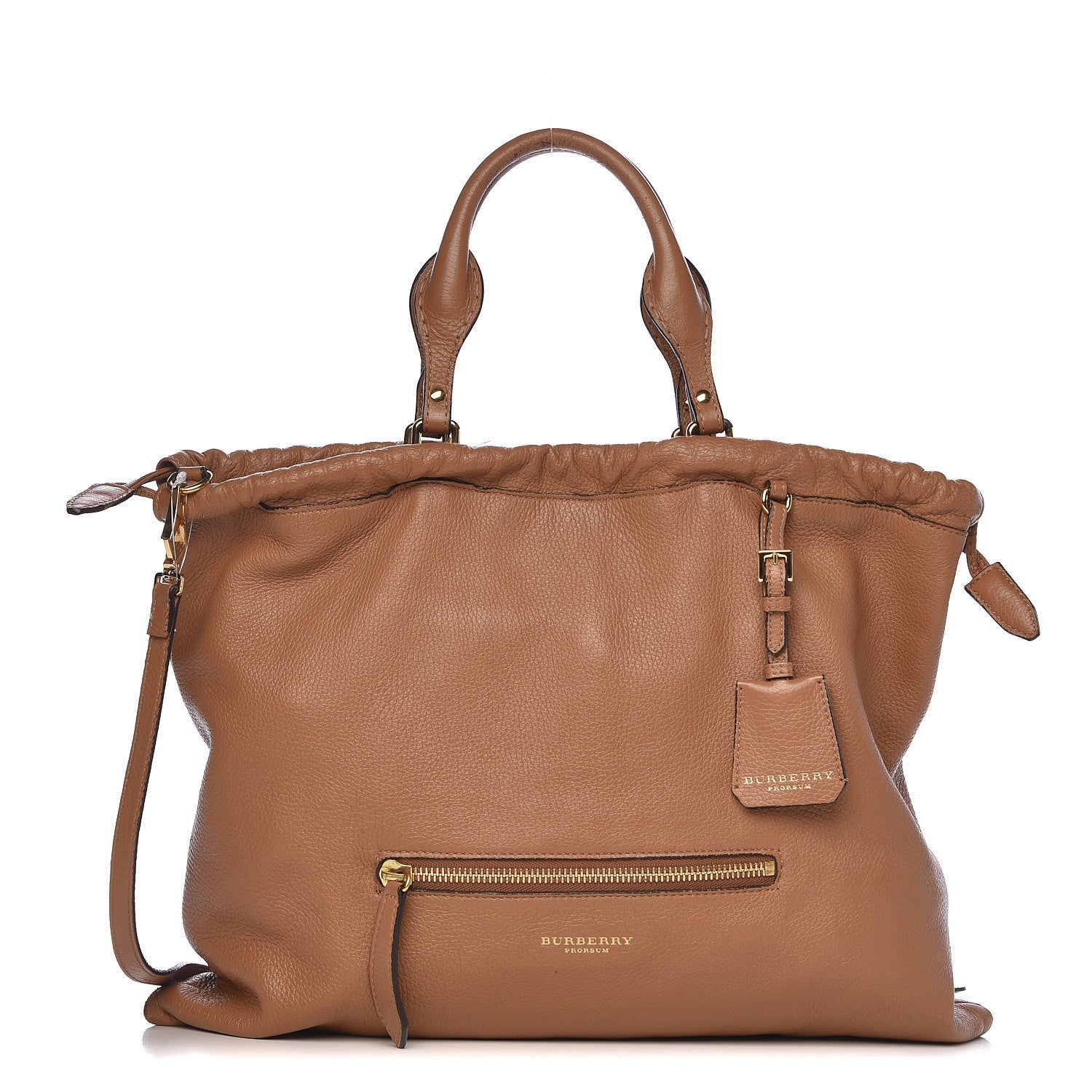 Burberry Prorsum Deerskin Big Crush Tote Fudge 1 of 18