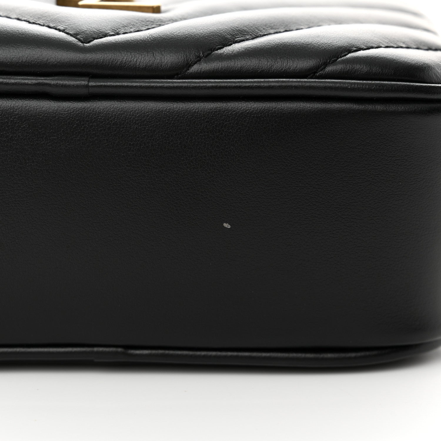 Saint Laurent Calfskin Matelasse Monogram Lou Belt Bag Black 12 of 12