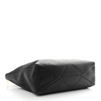 Burberry Heritage Grain Check Embossed Medium Dewsbury Tote Black 4 of 20