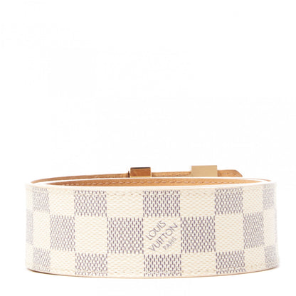 Louis Vuitton Damier Azur 40mm LV Initiales Belt 80 32 2 of 5