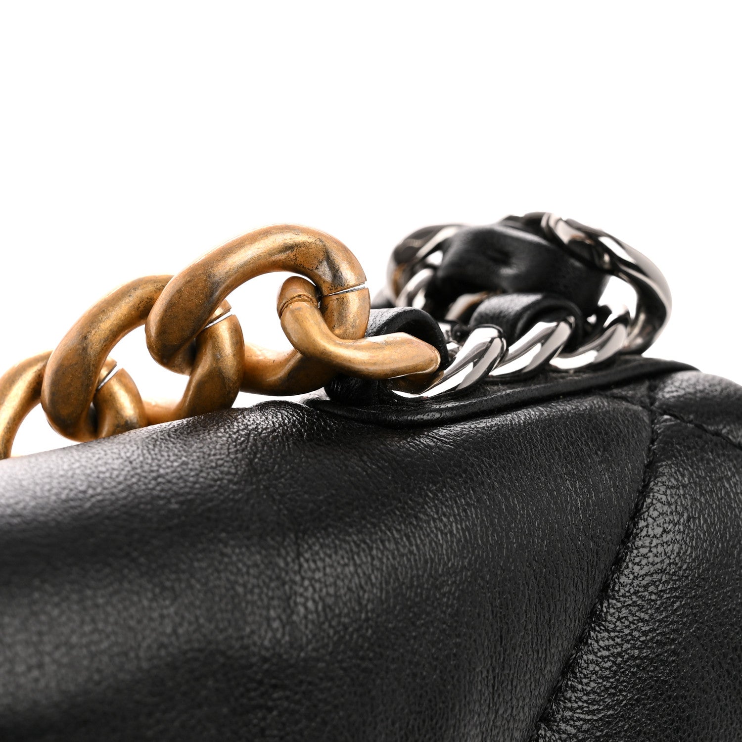 Chanel Lambskin Quilted Medium Chanel 19 Flap Black 12 of 13