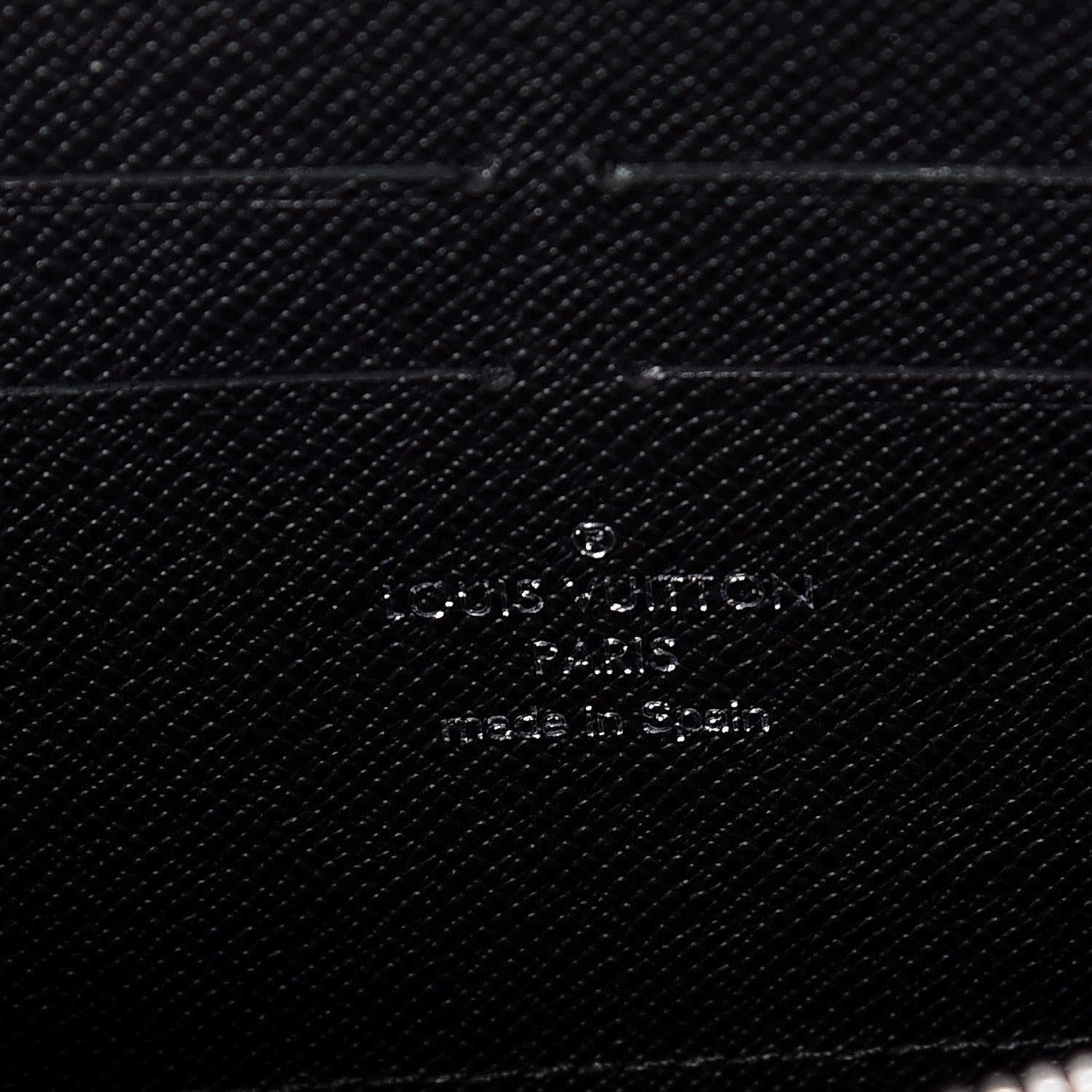 Louis Vuitton Epi Zippy Wallet Black 6 of 11