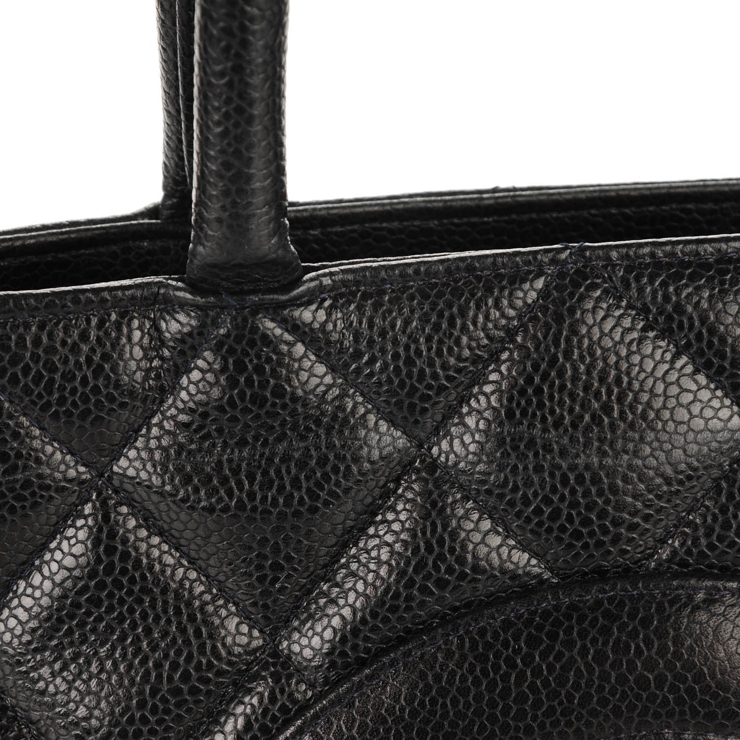Chanel Caviar Quilted Medallion Tote Black 2 of 11