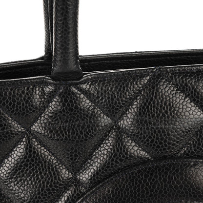 Chanel Caviar Quilted Medallion Tote Black 2 of 11