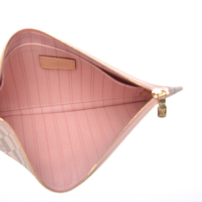 Louis Vuitton Damier Azur Neo Neverfull MM Rose Ballerine 7 of 10
