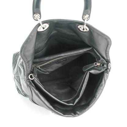 Christian Dior Lambskin Cannage Large Granville Tote Black 5 of 7