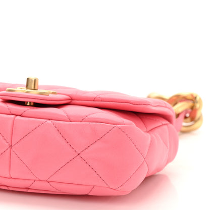 Chanel Lambskin Quilted Mini Funky Town Flap Pink 10 of 10