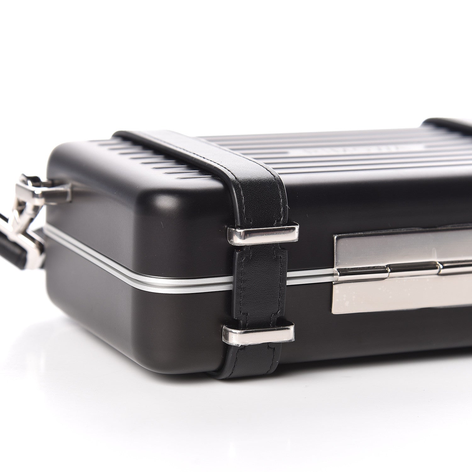 Christian Dior X RIMOWA Aluminum Personal Clutch On Strap Black 6 of 13