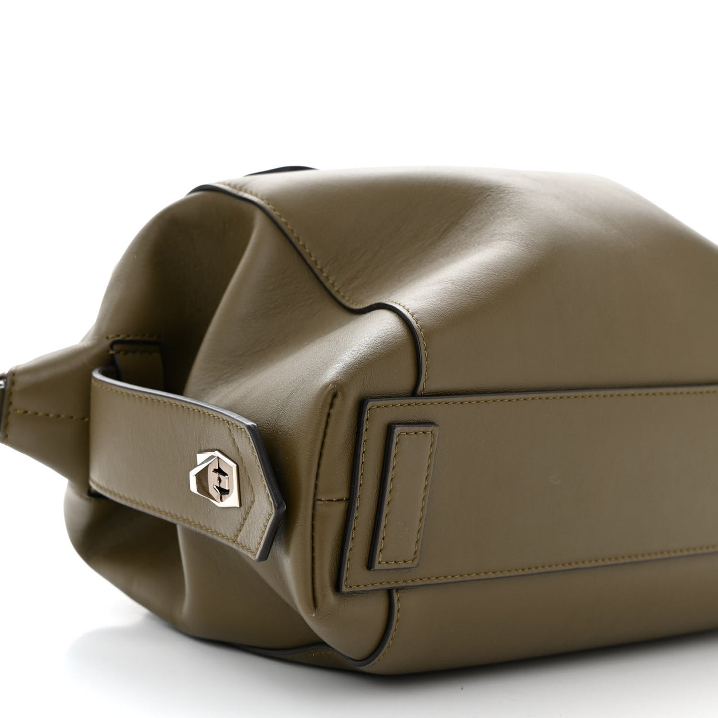 Smooth Calfskin Small Soft Antigona Dark Khaki