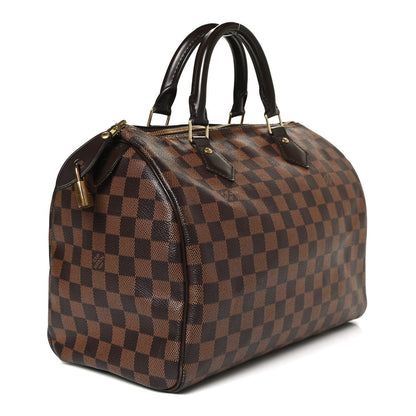 Louis Vuitton Damier Ebene Speedy 30 3 of 17