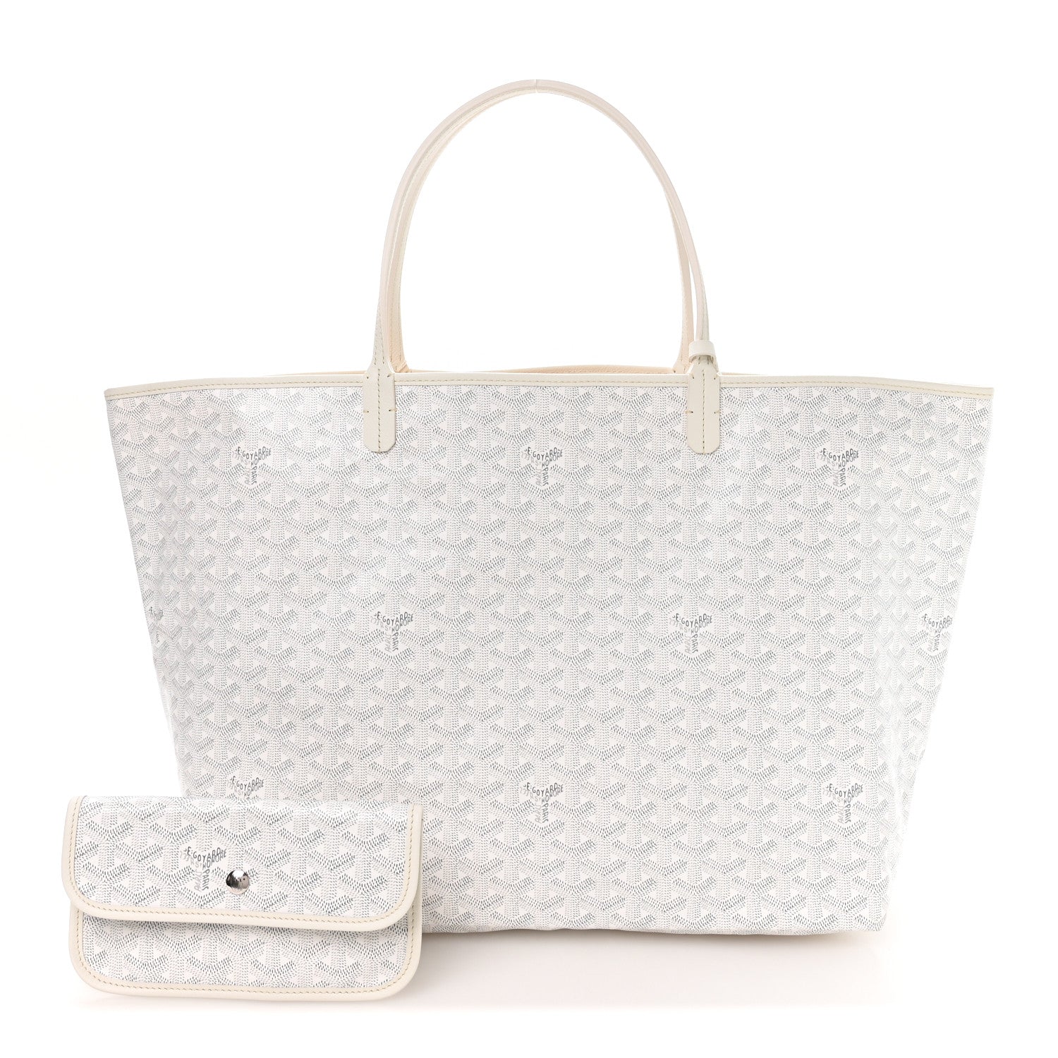 Goyard Goyardine Saint Louis GM White 3 of 11