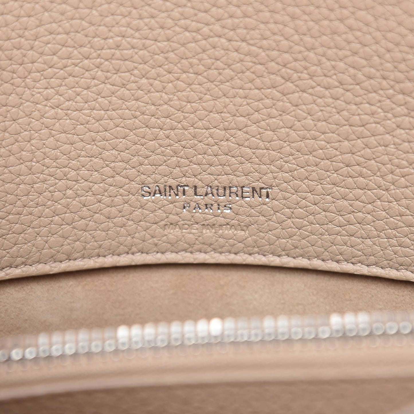 Grained Calfskin Baby Sac De Jour Souple Dark Beige