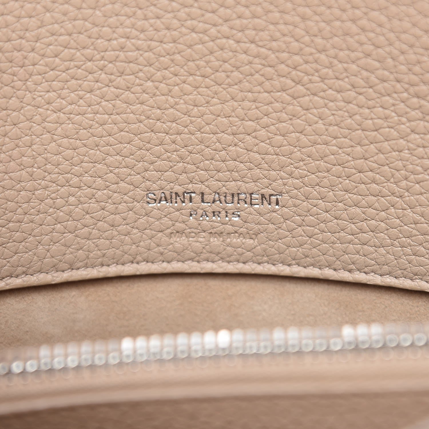 Saint Laurent Grained Calfskin Baby Sac De Jour Souple Dark Beige 7 of 12