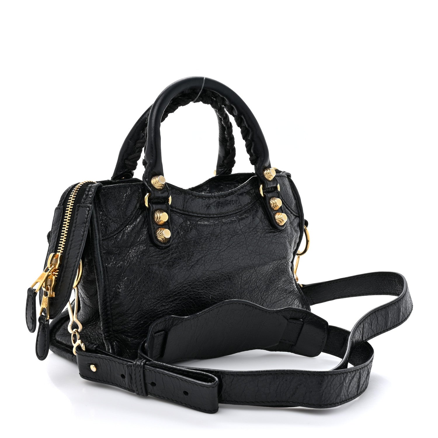 Balenciaga Agneau Giant 12 Gold Hardware Mini City Black 3 of 14