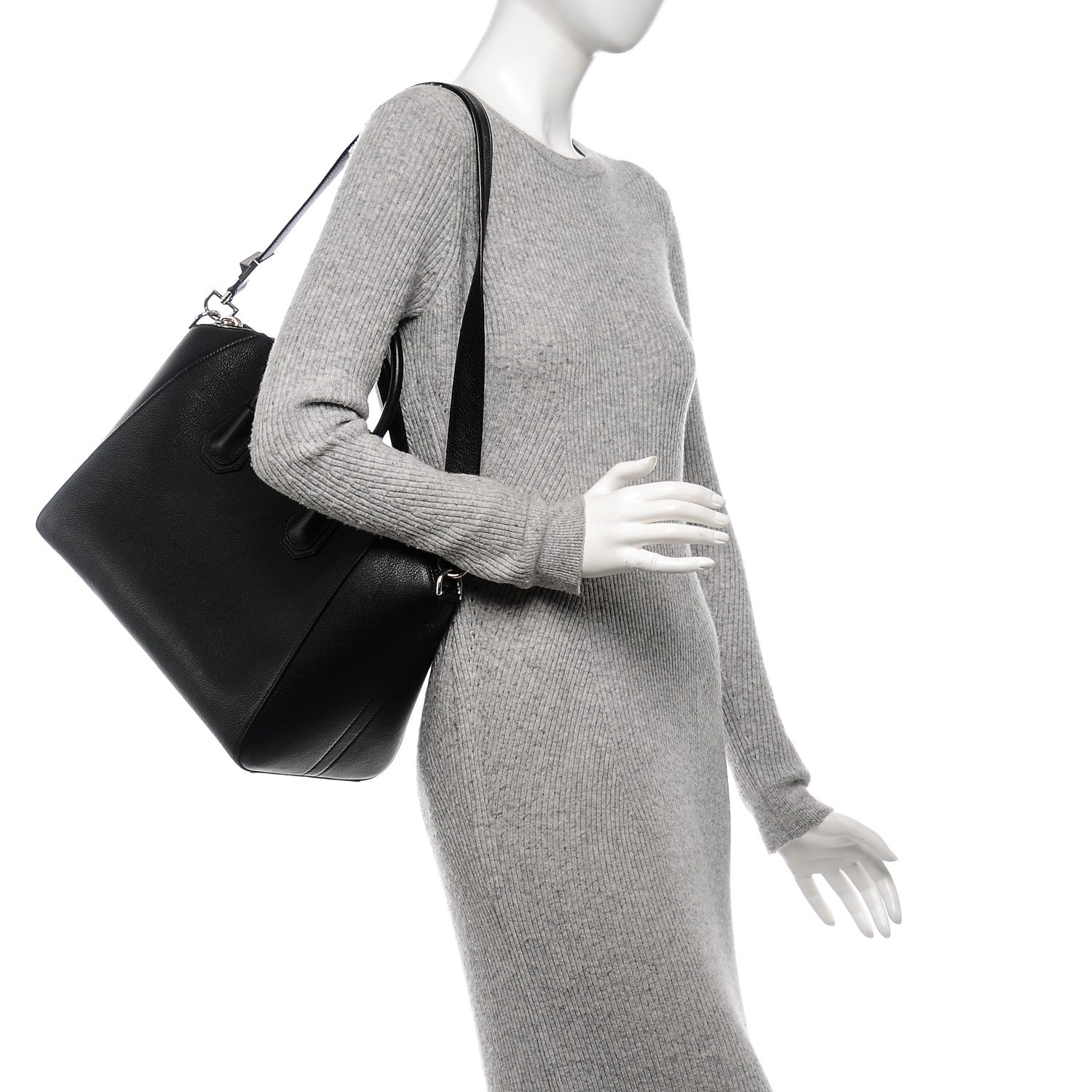 Givenchy Sugar Goatskin Medium Antigona Black 2 of 6