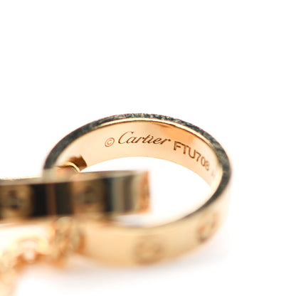 Cartier 18K Yellow Gold Interlocking LOVE Necklace 4 of 6