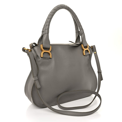Chloe Calfskin Small Marcie Satchel Cashmere Grey 3 of 10
