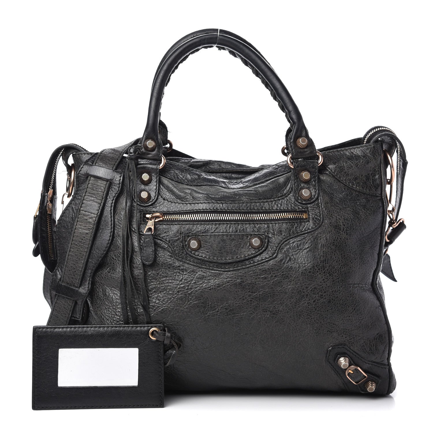 Balenciaga Agneau Giant 12 Rose Gold Hardware Velo Black 1 of 9