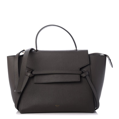Celine Grained Calfskin Mini Belt Bag Grey 1 of 9