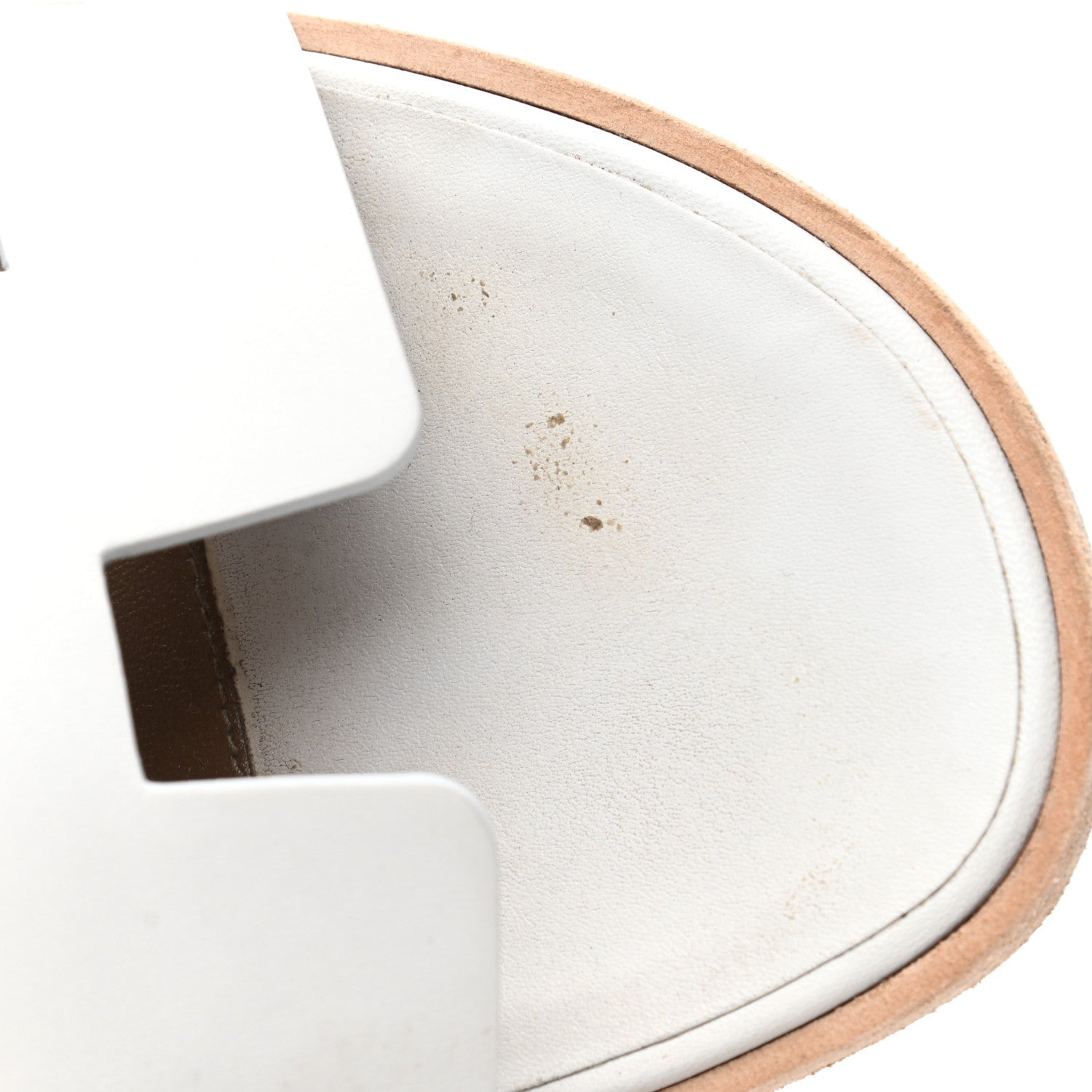 Hermes Calfskin Santorini Sandals 41 White 11 of 12