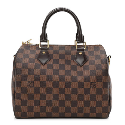 Louis Vuitton Damier Ebene Speedy Bandouliere 25 1 of 12
