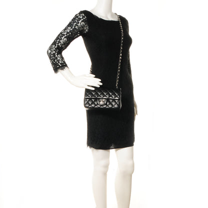 Chanel Lambskin Quilted Mini Flap Black 2 of 9