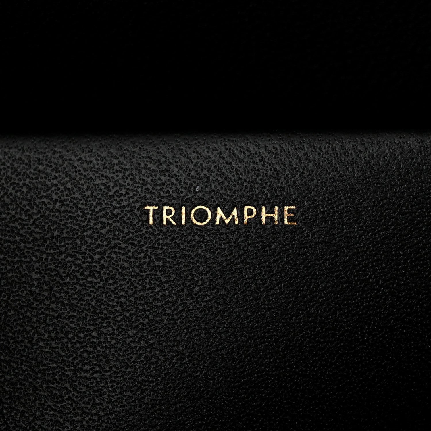Celine Shiny Calfskin Medium Triomphe Black 7 of 11