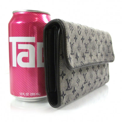 Louis Vuitton Mini Monogram Porte Tresor International Wallet Blue 3 of 8