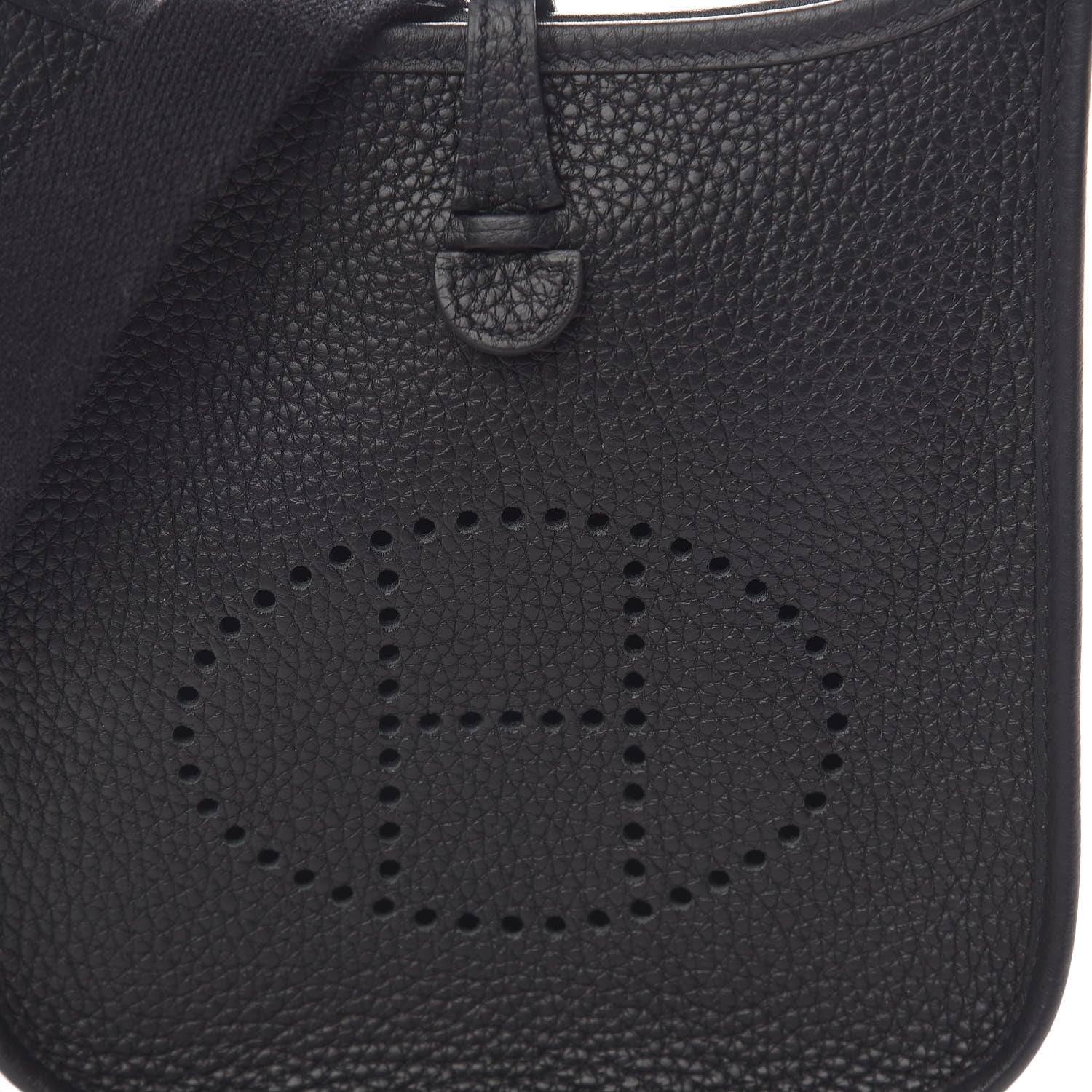 Hermes Taurillon Clemence Evelyne TPM Black 10 of 11