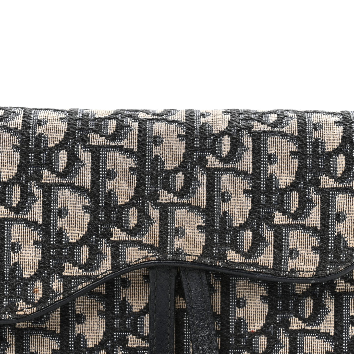 Oblique Saddle Belt Bag Blue