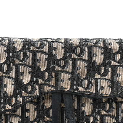 Christian Dior Oblique Saddle Belt Bag Blue 9 of 11