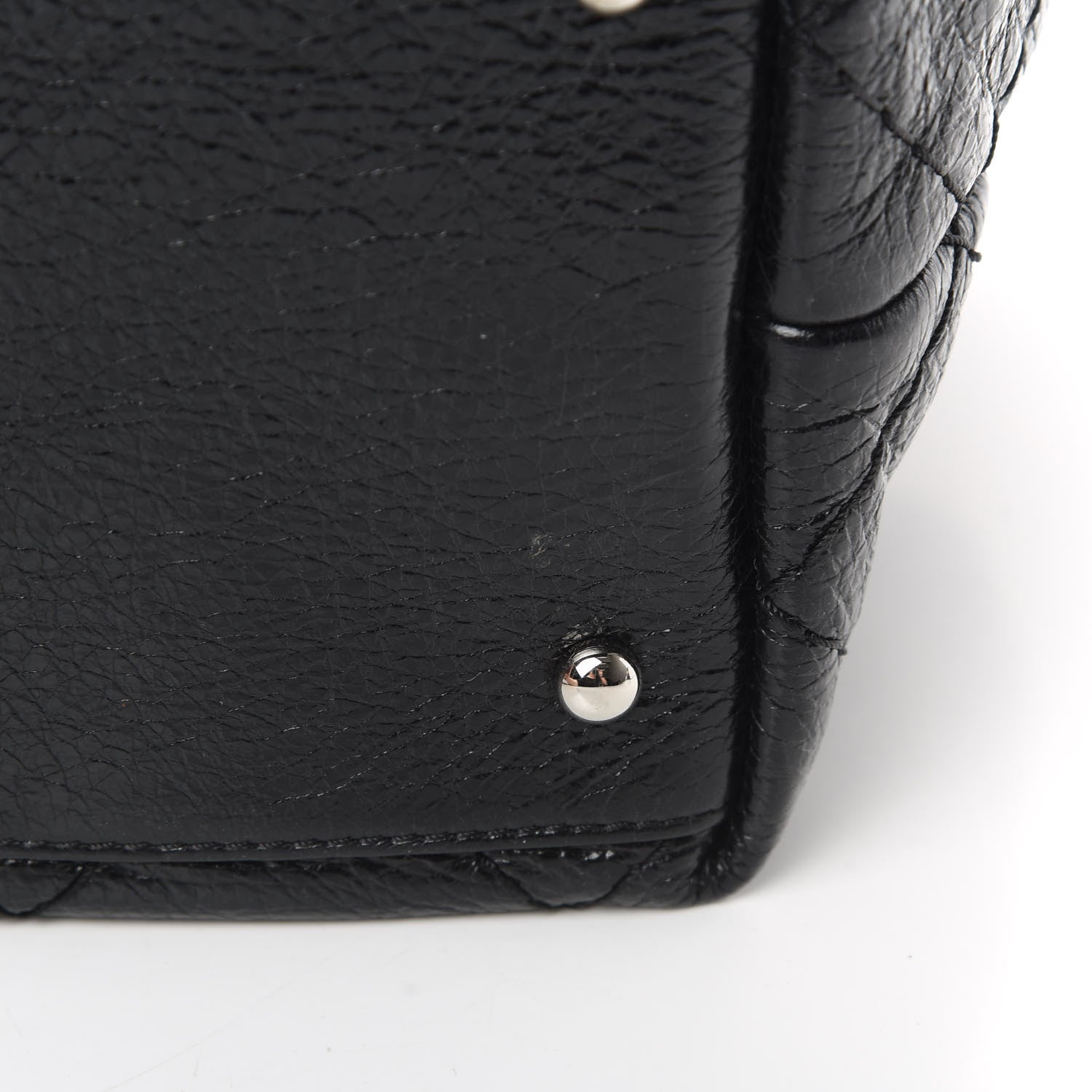 Chanel Glazed Calfskin Large On The Road Tote Black 11 of 11