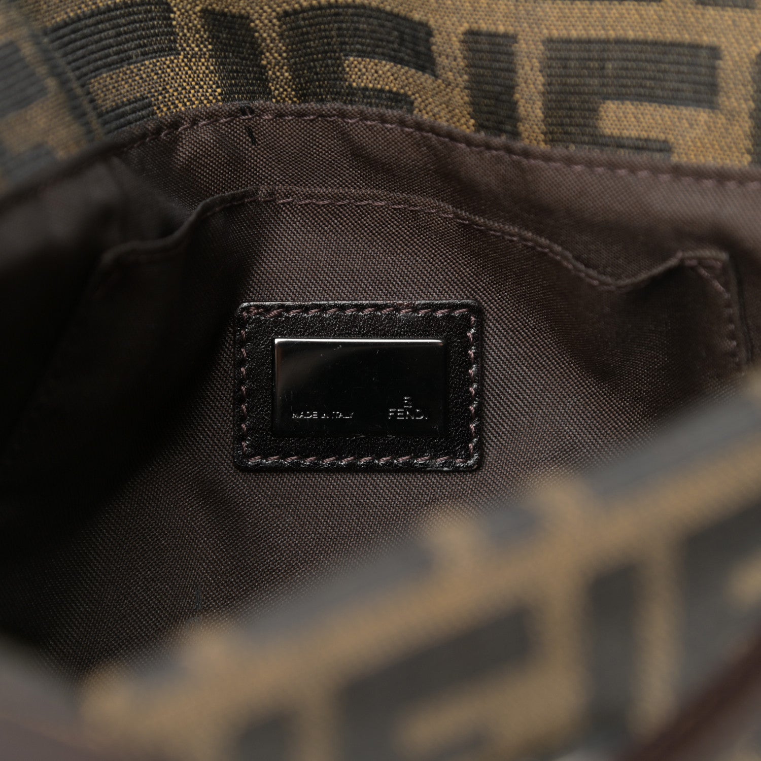 Fendi Zucca Pochette Tobacco 6 of 9