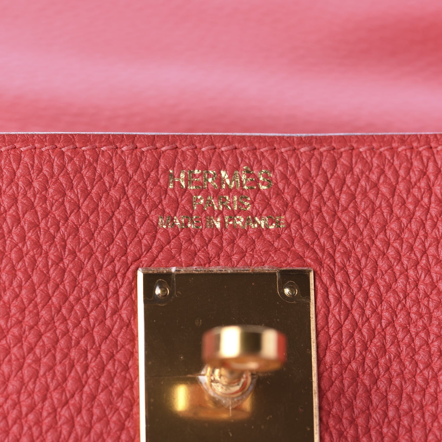 Hermes Togo Kelly Retourne 35 Rose Jaipur 9 of 35
