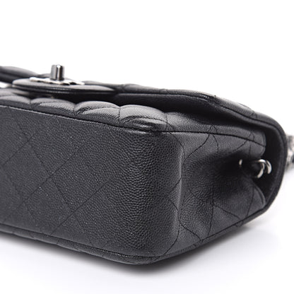 Chanel Iridescent Caviar Quilted Mini Rectangular Flap Black 9 of 11