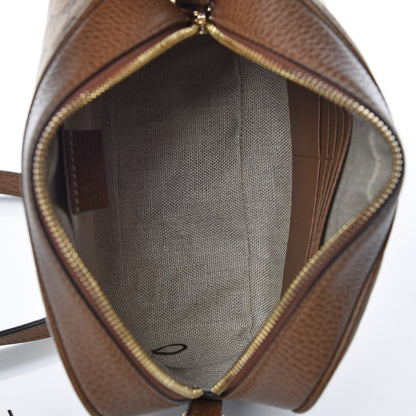 Gucci Monogram Mini Bree Messenger Bag Beige Tabacco 8 of 10